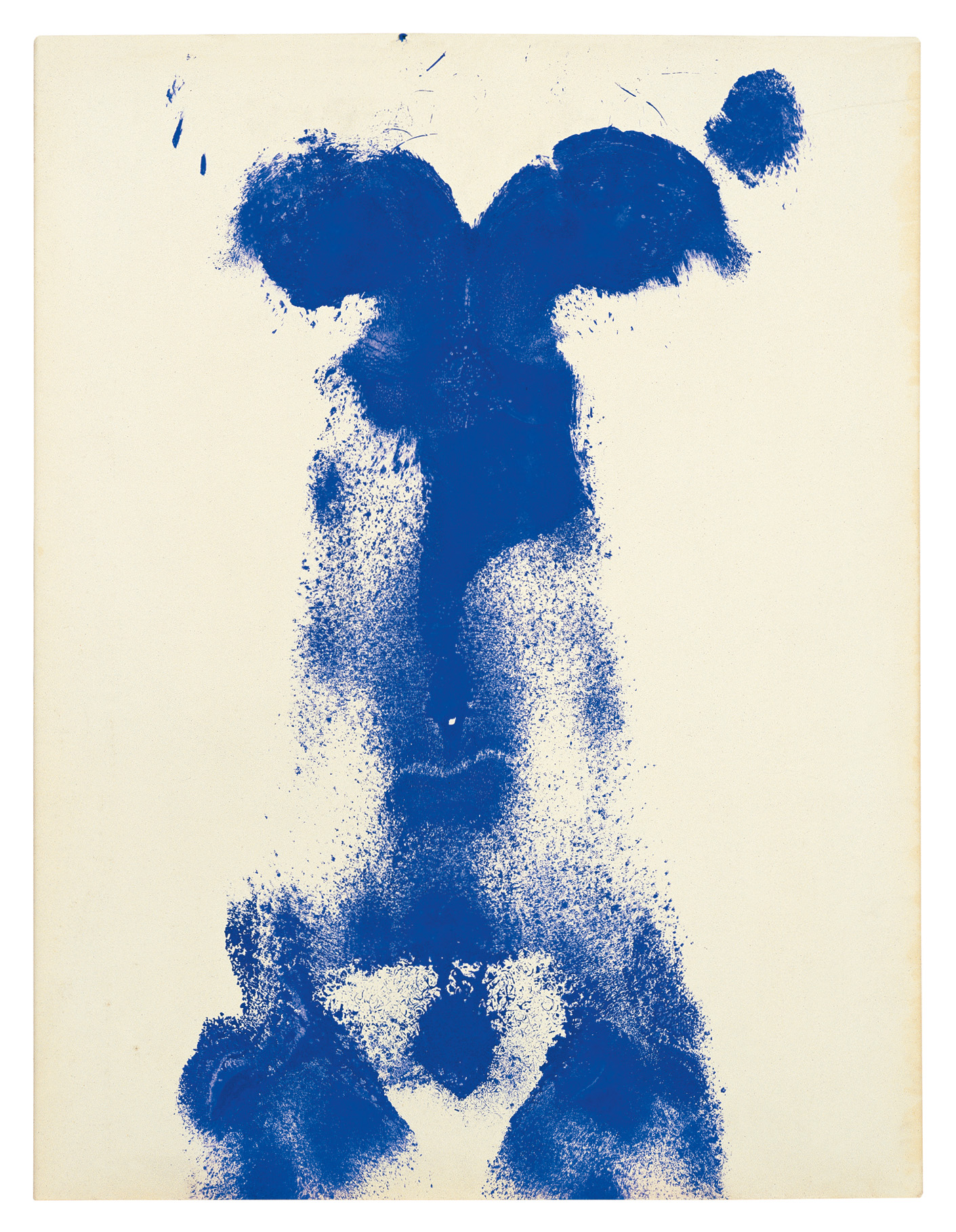 Yves Klein, Anthropometrie »ANT 13«, 1960 Foto: Philipp Schönborn, München