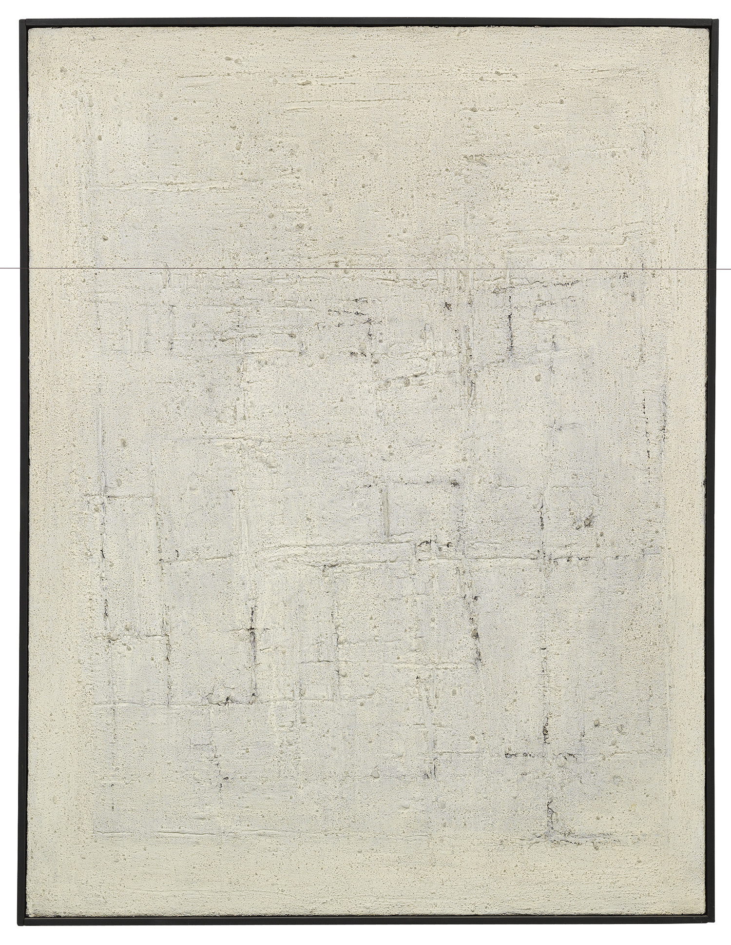 Christian Megert, Ohne Titel (Informelles Sandbild), 1958, Mischtechnik, Kunstharz, Quarzsand auf Jute, 116 x 88 cm | © Bildrecht, Wien 2024Foto: Baschang & Herrmann, München