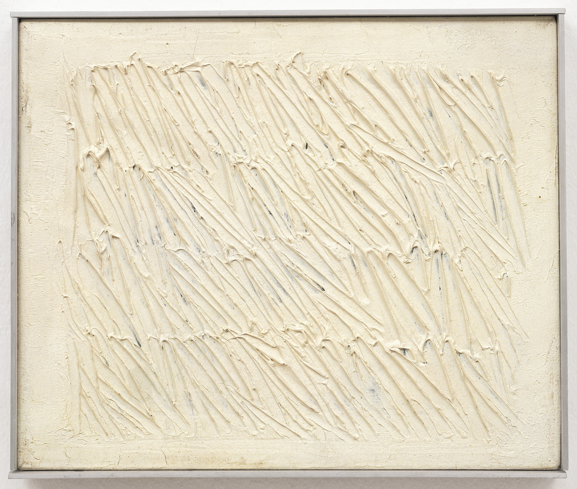 Raimund Girke, Ohne Titel (Bild Nr. 18), 1961, Öl auf Leinwand, 25,5 x 30,5 cmFoto: Philipp Schönborn, München