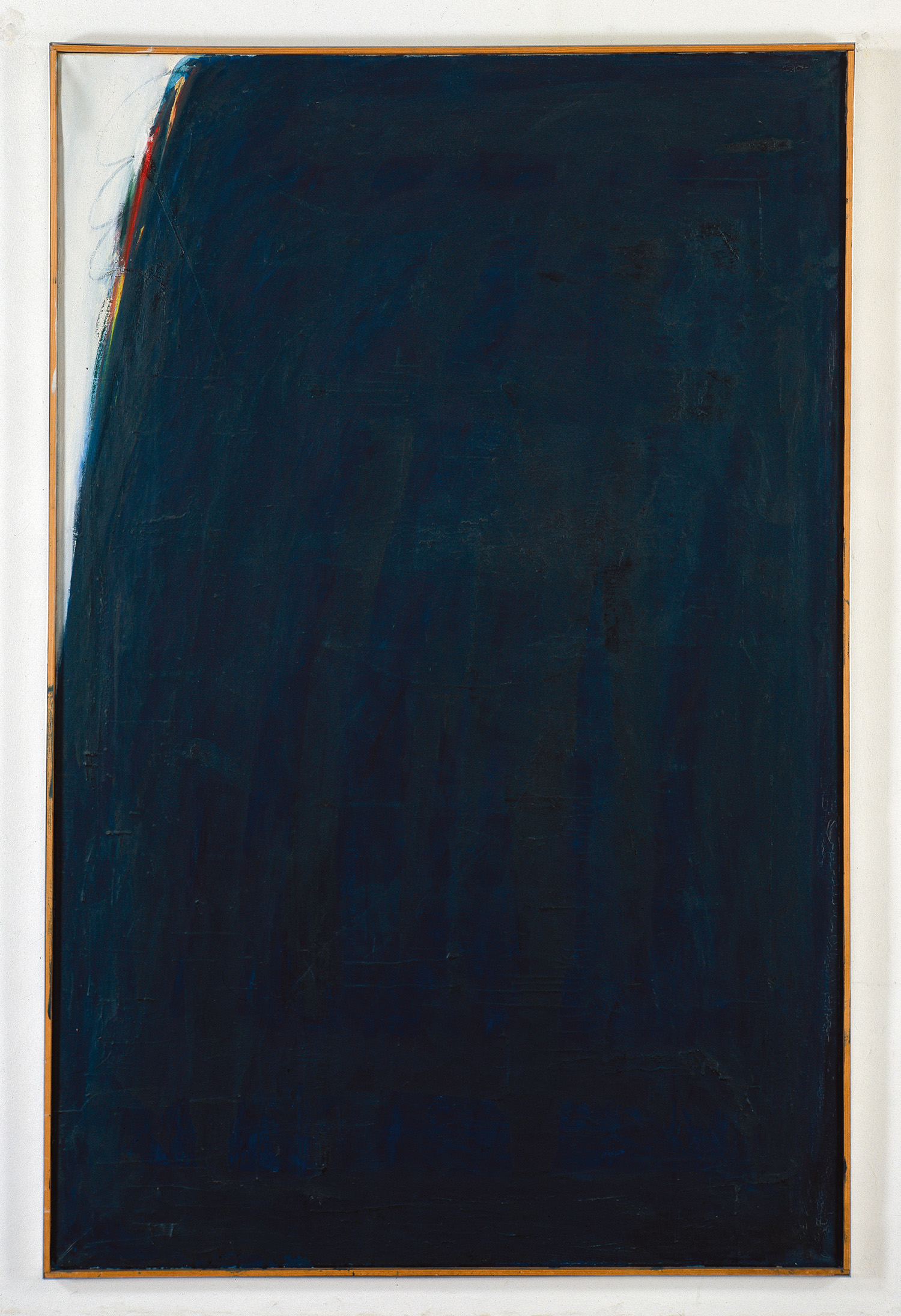 Arnulf Rainer, Übermalung dunkelblau, 1959/60, Öl auf Leinwand 197 x 130 cmFoto: Philipp Schönborn, München